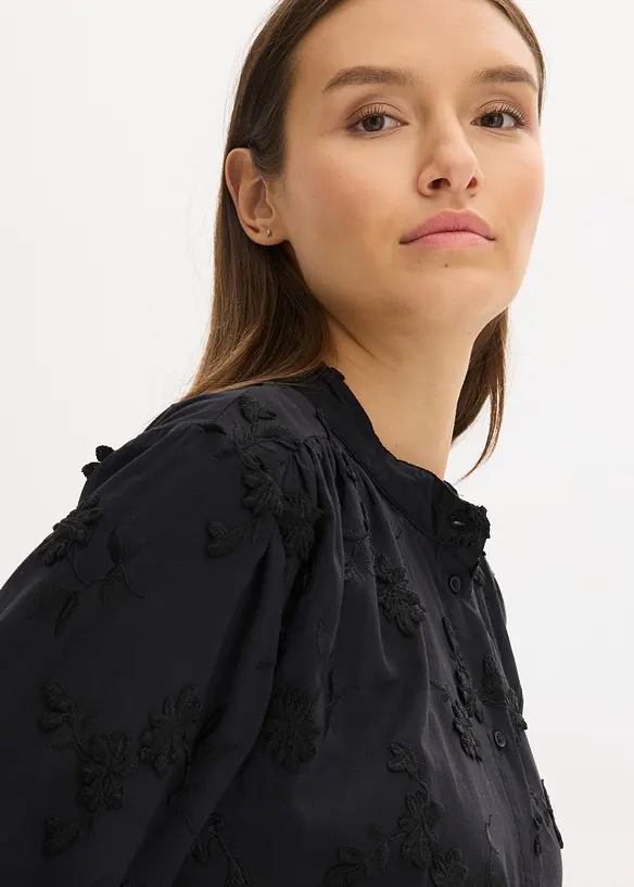 Halenka bez zap&iacute;n&aacute;n&iacute;, z čist&eacute; bavlny, bonprix