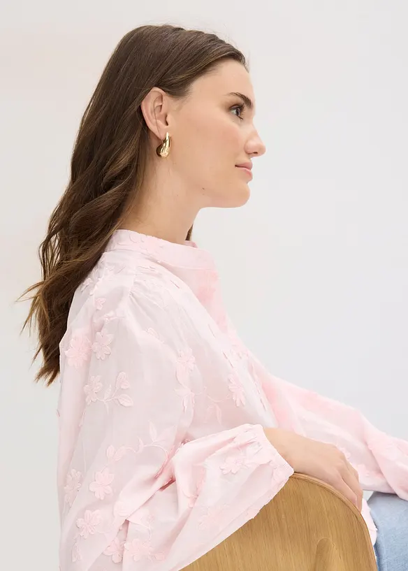 Halenka bez zap&iacute;n&aacute;n&iacute;, z čist&eacute; bavlny, bonprix