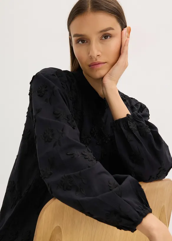 Halenka bez zap&iacute;n&aacute;n&iacute;, z čist&eacute; bavlny, bonprix