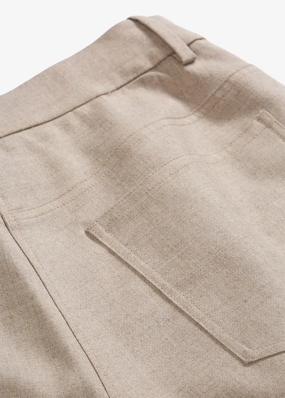 &Scaron;irok&eacute; kalhoty s 5 kapsami, s vlnou, bonprix