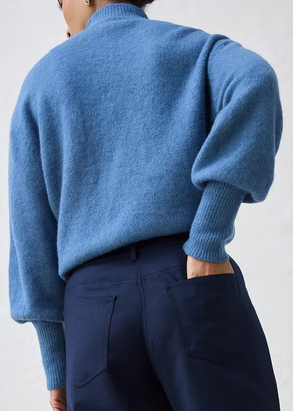 &Scaron;irok&eacute; kalhoty s 5 kapsami, s vlnou, bonprix