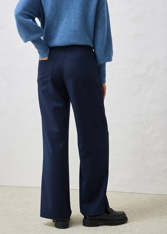 &Scaron;irok&eacute; kalhoty s 5 kapsami, s vlnou, bonprix