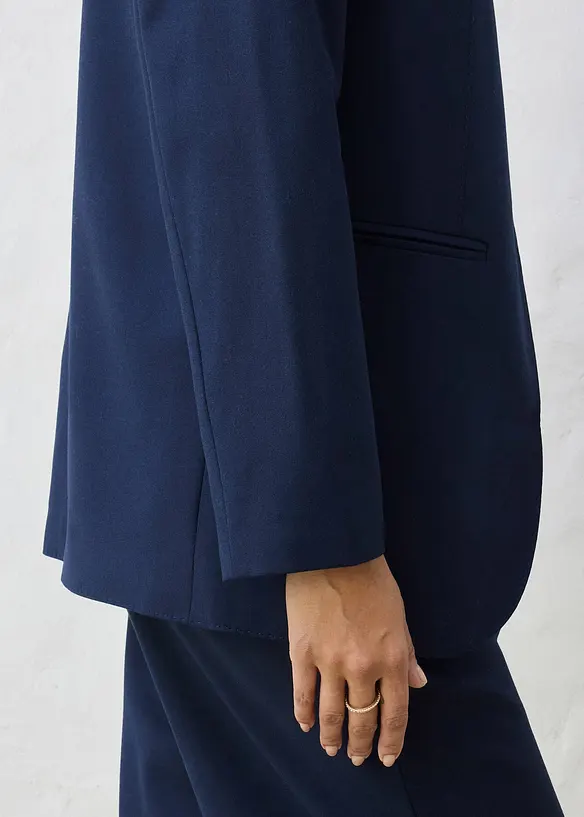 Blejzr bez l&iacute;mce, z měkk&eacute; vlněn&eacute; směsi, bonprix