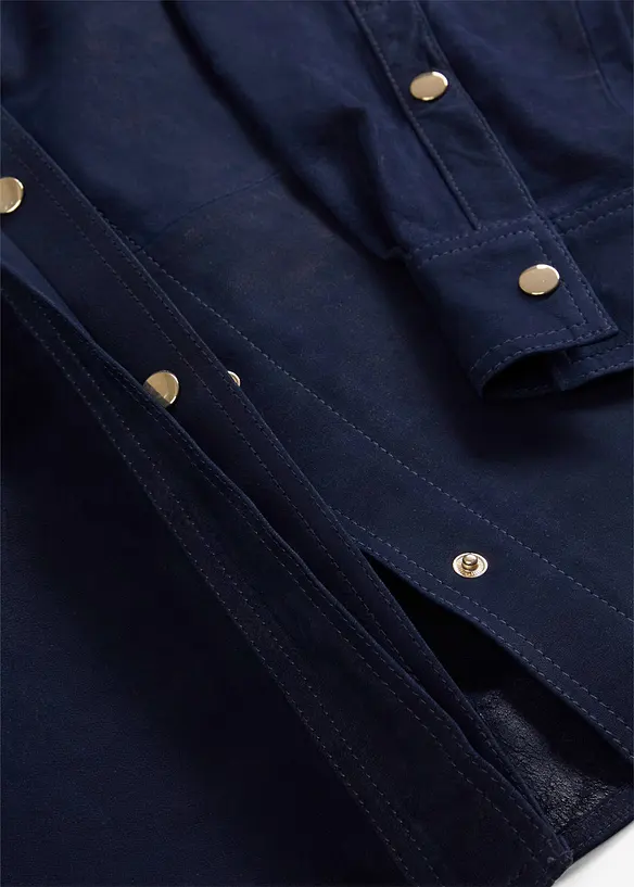 Kožen&aacute; ko&scaron;ile z velurov&eacute; kůže, bonprix