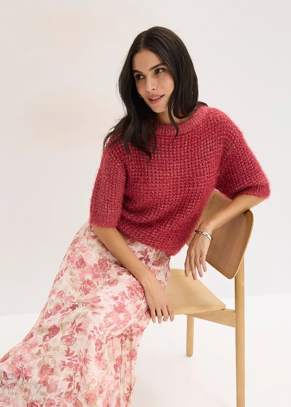 &Scaron;ifonov&aacute; sukně se zmačkan&yacute;m efektem, bonprix