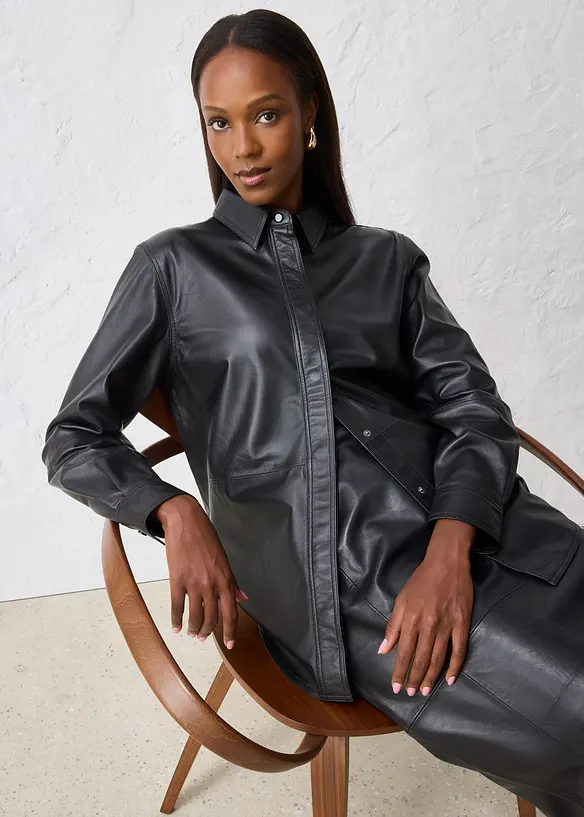 Kožen&aacute; ko&scaron;ile z jehnětiny nappa, bonprix