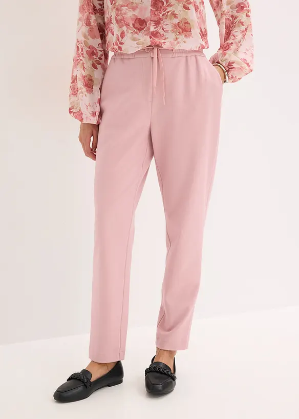 Elegantn&iacute; strečov&eacute; kalhoty, bonprix