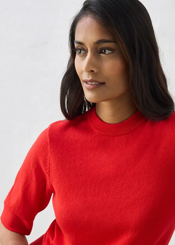 Svetr s pod&iacute;lem hedv&aacute;b&iacute;, bonprix