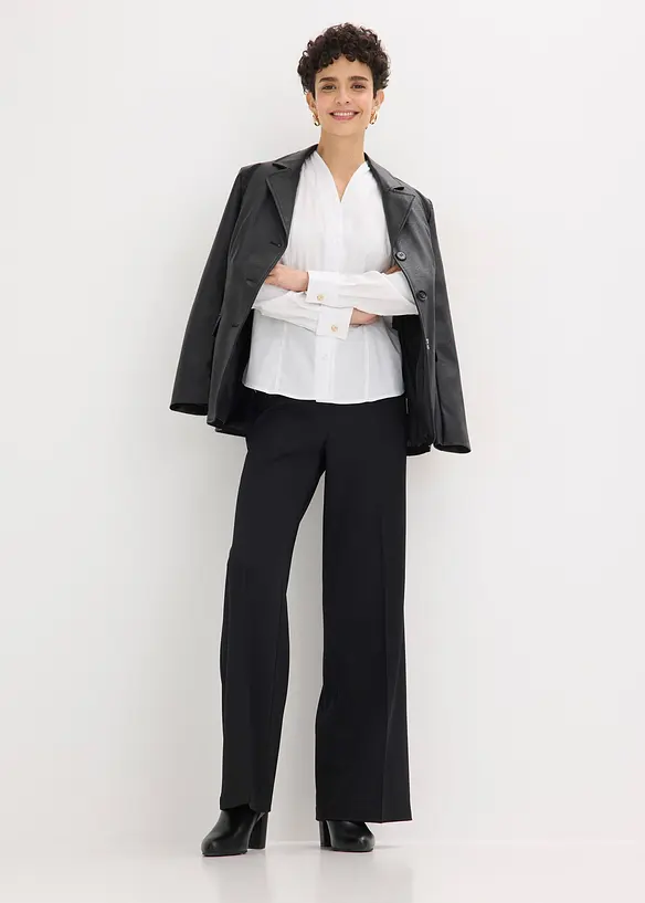 Popel&iacute;nov&aacute; halenka se stoj&aacute;čkem, bonprix