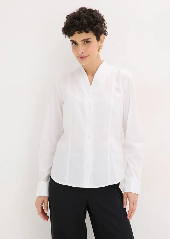 Popel&iacute;nov&aacute; halenka se stoj&aacute;čkem, bonprix