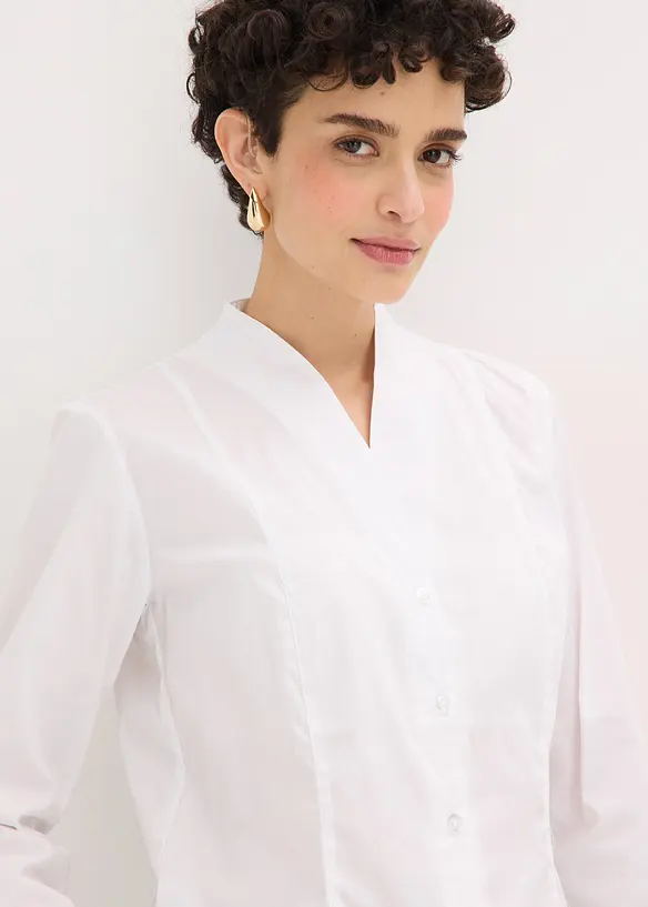 Popel&iacute;nov&aacute; halenka se stoj&aacute;čkem, bonprix