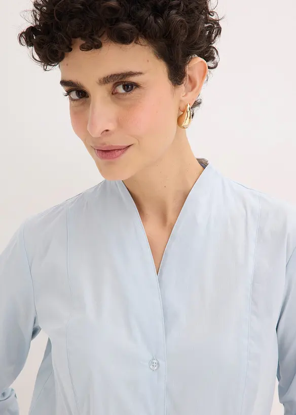 Popel&iacute;nov&aacute; halenka se stoj&aacute;čkem, bonprix