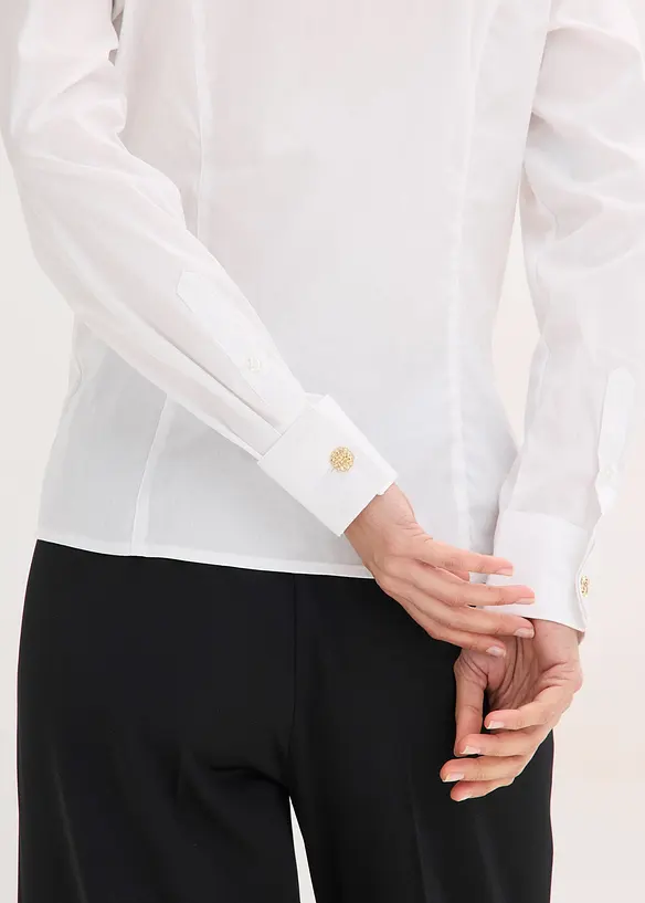 Popel&iacute;nov&aacute; halenka se stoj&aacute;čkem, bonprix