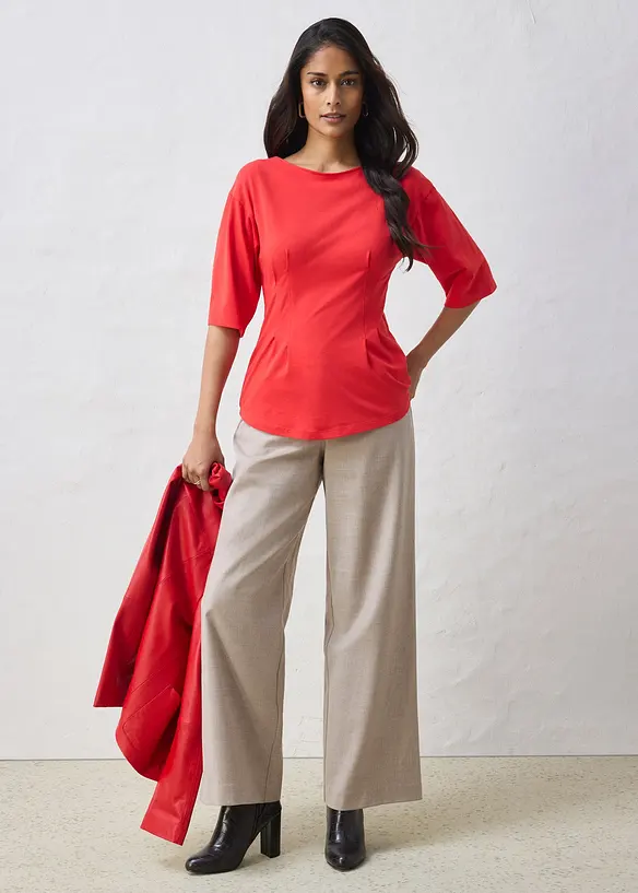 Triko z bavlněn&eacute; směsi, bonprix