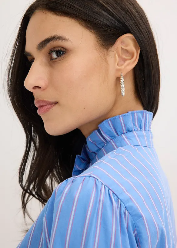 Popel&iacute;nov&aacute; halenka s r&yacute;&scaron;kem na l&iacute;mci, bonprix