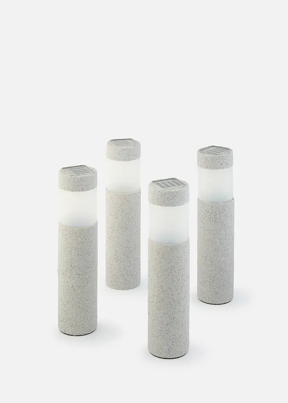 Sol&aacute;rn&iacute; dekorativn&iacute; sv&iacute;tidlo pro osvětlen&iacute; cesty (4 ks v balen&iacute;), bonprix