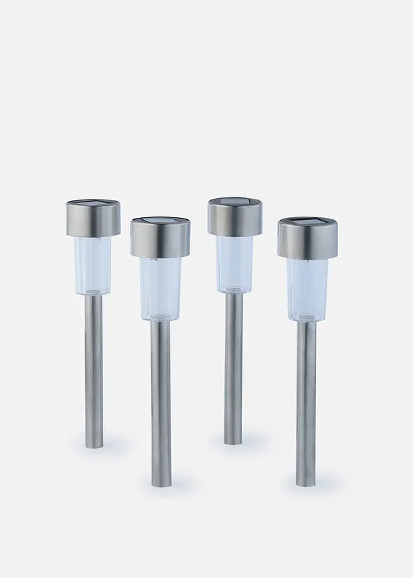 Sol&aacute;rn&iacute; dekorativn&iacute; sv&iacute;tidlo pro osvětlen&iacute; cesty (4 ks v balen&iacute;), bonprix