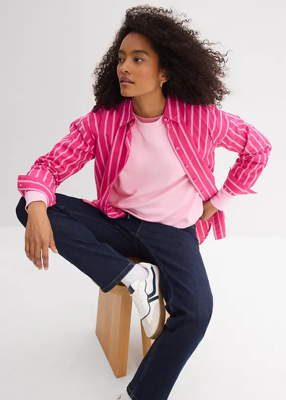 Dž&iacute;ny Loose Straight, Mid Waist, bonprix