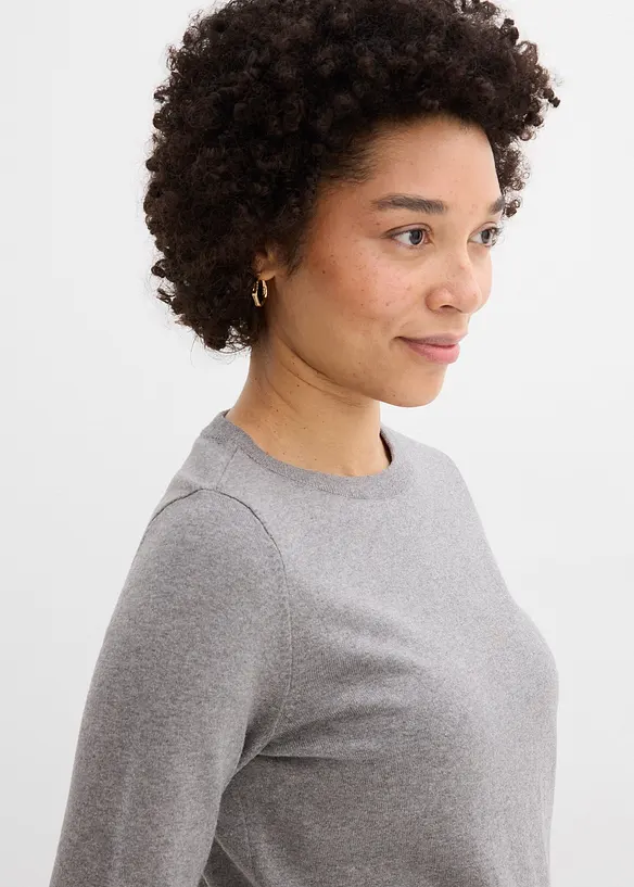 Svetr z jemn&eacute; pleteniny, bonprix