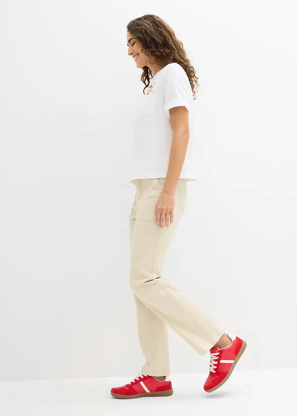 Zkr&aacute;cen&eacute; keprov&eacute; kalhoty, bonprix