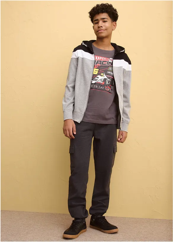 Triko s dlouh&yacute;m ruk&aacute;vem, z čist&eacute; organick&eacute; bavlny, bonprix