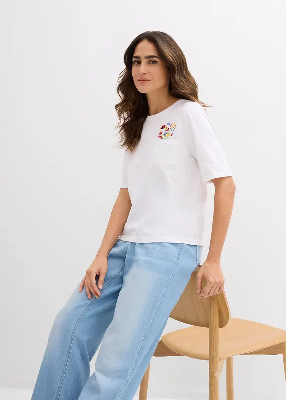 Tričko z čist&eacute; organick&eacute; bavlny, bonprix