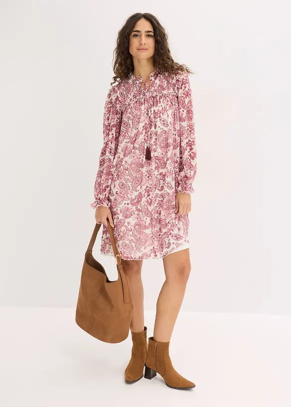 Tunikov&eacute; &scaron;aty z jemn&eacute; s&iacute;ťoviny, bonprix