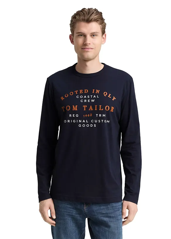 Triko s dlouh&yacute;m ruk&aacute;vem, značka Tom Tailor, Tom Tailor