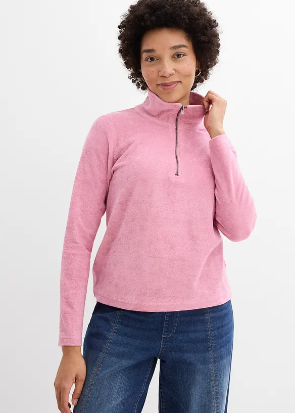 Frot&eacute; triko s dlouh&yacute;m ruk&aacute;vem, bonprix