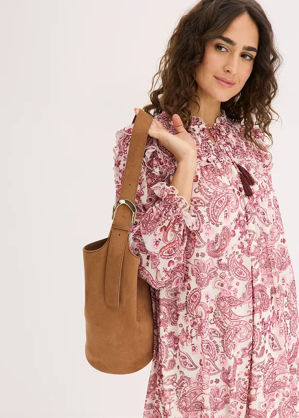 Tunikov&eacute; &scaron;aty z jemn&eacute; s&iacute;ťoviny, bonprix