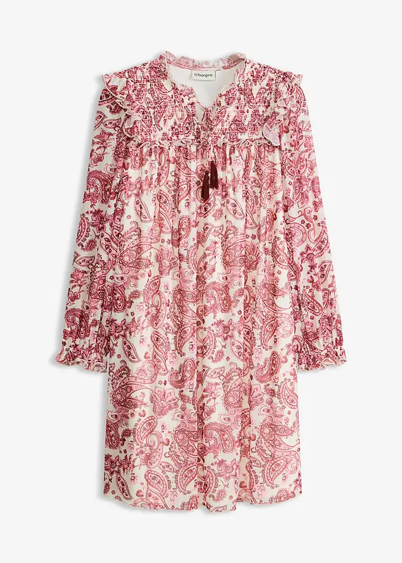 Tunikov&eacute; &scaron;aty z jemn&eacute; s&iacute;ťoviny, bonprix