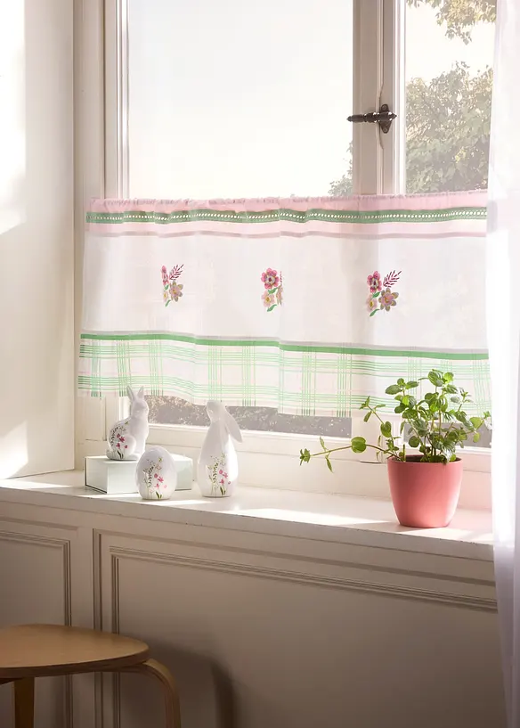 Dekorativn&iacute; figurky: zaj&iacute;čci a vejce s květy (3d&iacute;ln&aacute; sada), bonprix