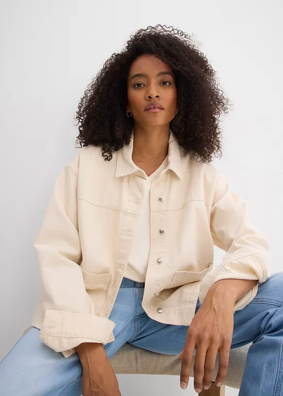 Dž&iacute;nov&aacute; ko&scaron;ilov&aacute; bunda, bonprix