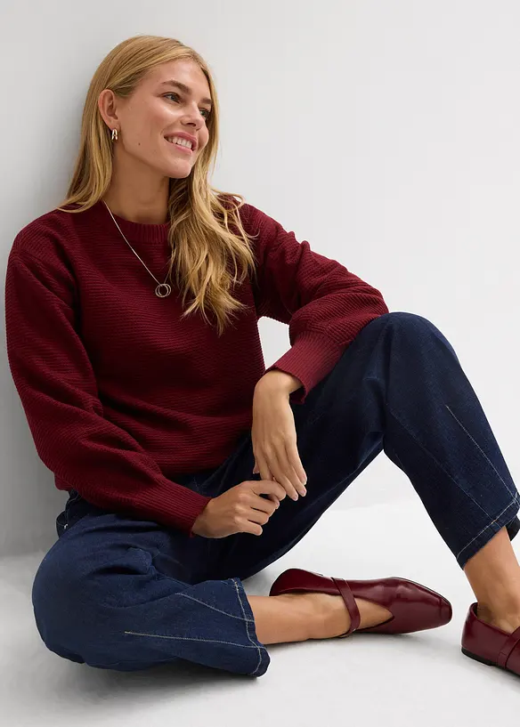 Svetr s bavlnou, bonprix