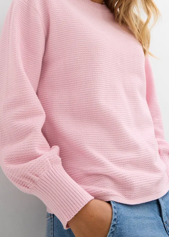 Svetr s bavlnou, bonprix