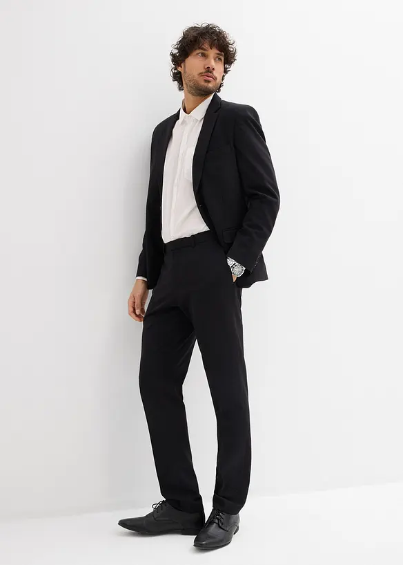 Oblek ze super strečov&eacute;ho materi&aacute;lu, Slim Fit (2d&iacute;ln&yacute;), bonprix