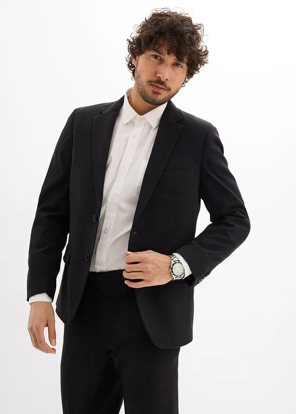 Oblek ze super strečov&eacute;ho materi&aacute;lu, Slim Fit (2d&iacute;ln&yacute;), bonprix