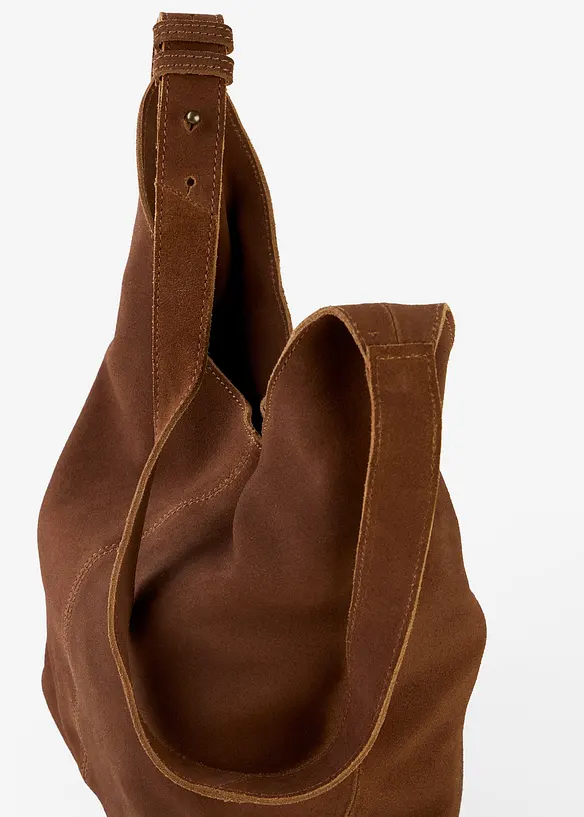 Kabelka/vak z velurov&eacute; kůže, bonprix