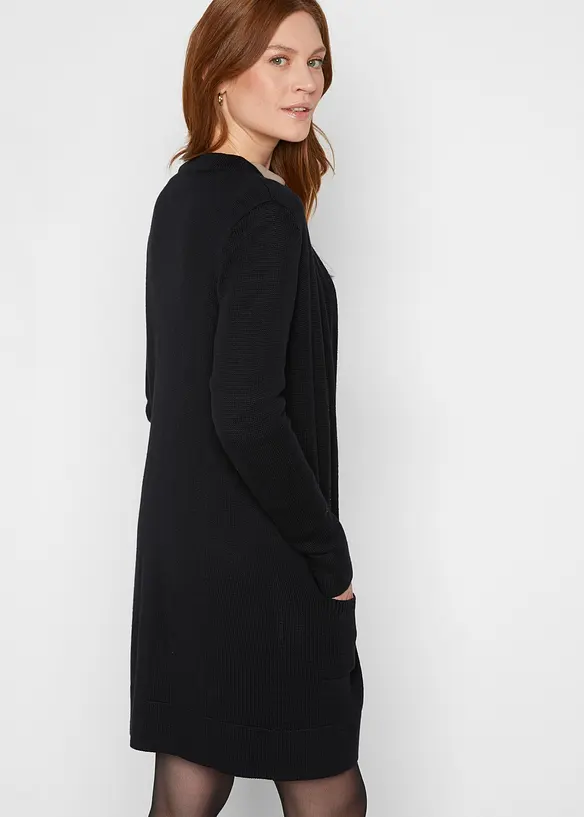 Dlouh&yacute; pleten&yacute; kab&aacute;tek, dlouh&yacute; ruk&aacute;v, bonprix