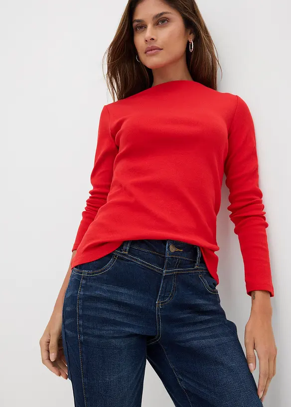 Dž&iacute;ny Straight, Mid Waist, bonprix