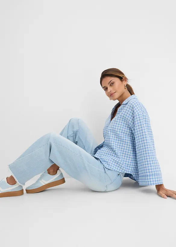 Dž&iacute;ny Wide Leg, High Waist, bonprix