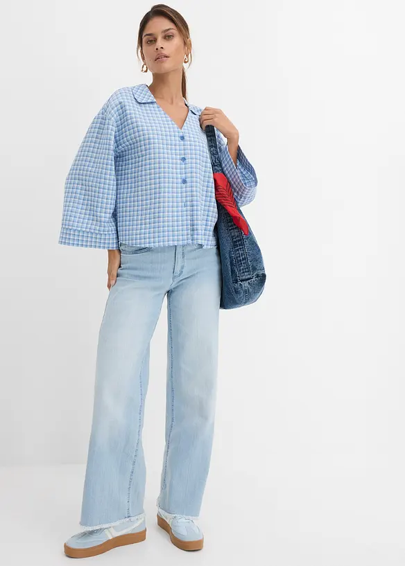 Dž&iacute;ny Wide Leg, High Waist, bonprix