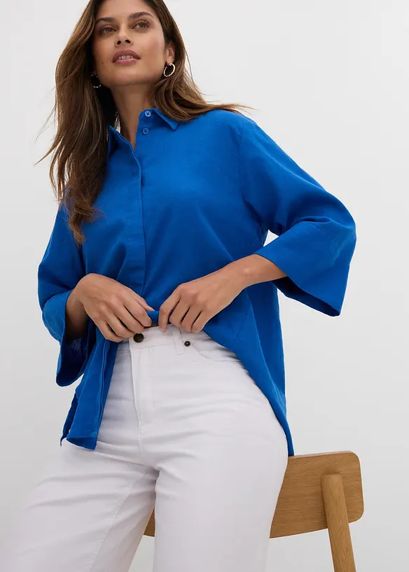 Strečov&eacute; dž&iacute;ny Wide Leg, Mid Waist, bonprix