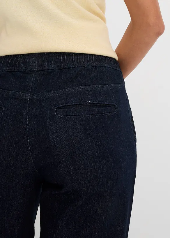 Strečov&eacute; dž&iacute;ny Wide Leg, Mid Waist, bonprix