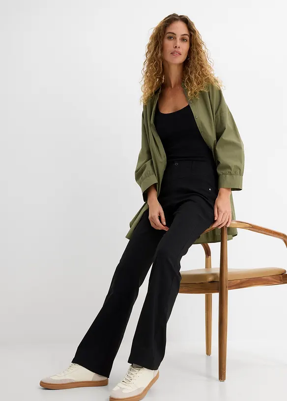 Strečov&eacute; bengal&iacute;nov&eacute; kalhoty Bootcut, bonprix