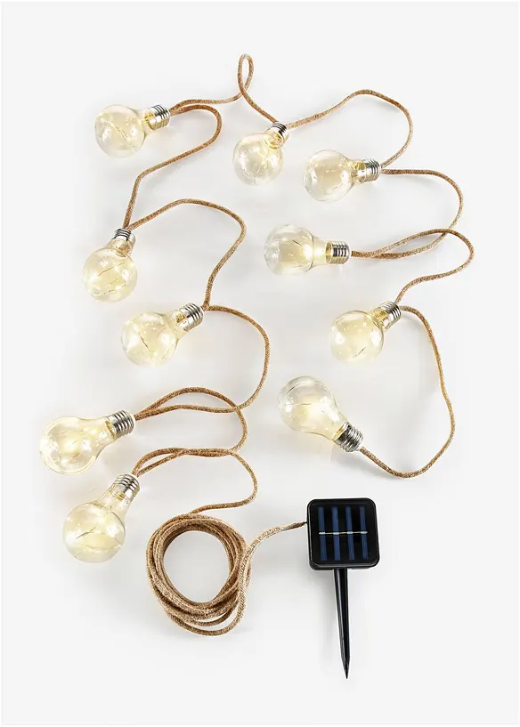 Sol&aacute;rn&iacute; světeln&yacute; řetěz s koulemi, bonprix