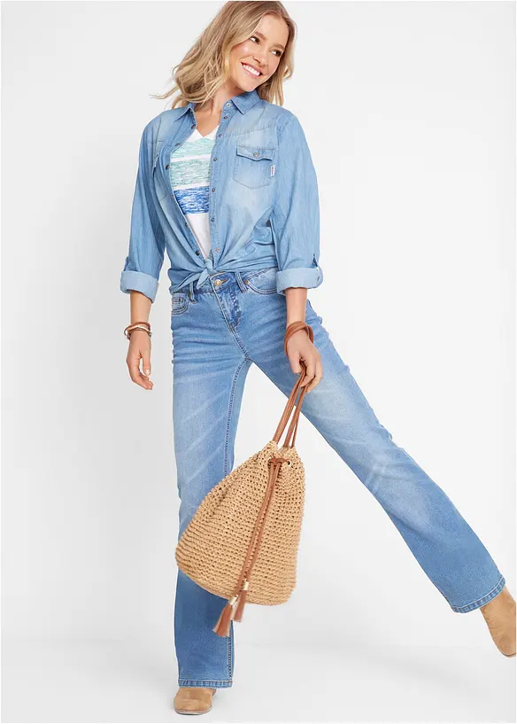 Strečov&eacute; dž&iacute;ny BOOTCUT, bonprix