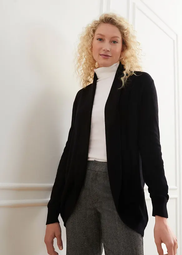 Kab&aacute;tek z jemn&eacute; pleteniny, bonprix