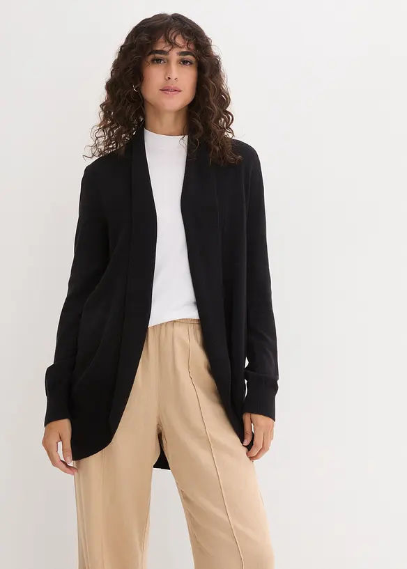 Kab&aacute;tek z jemn&eacute; pleteniny, bonprix