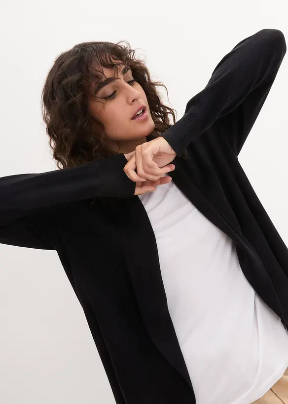 Kab&aacute;tek z jemn&eacute; pleteniny, bonprix